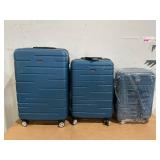 3PCS Sunbee Luggage Sets, ABS Hardshell Hardside Suitcase with TSA Lock Lightweight Durable Spinner Wheels