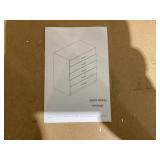 Black Five Drawer Dresser