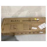 RichYa Chest of 6 Drawers, Drawer Dresser storage organizer for Bedroom