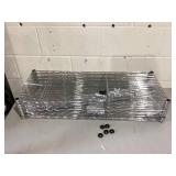 Ktaxon 4-Tire Heavy Duty Storage Rack, Adjustable NSF Wire Shelving Unit Garage Kitchen Silver, Capacity for 800 lbs, 36"L x 14"W x 47"H
