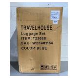 3PCS Travelhouse Hardside Luggage Set Hardshell Expandable Lightweight Suitcase with TSA Lock Spinner Wheels