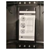 LOT OF 10 CKPFVY - Black Plastic - 650LB Weight Capacity Comfortable Event Chair