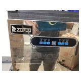 ZOKOP ZK-150 Ice Maker, 495W Power, 150lbs/68kg/24h Capacity, Stainless Steel, Transparent Lid, Commercial Use