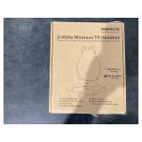 SIMOLIO 2.4G Analog Wireless TV Headsets with 100ft Transmit Range