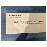 SIMOLIO Wireless TV Headphones with Clear Dialog Mode