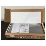 Costway Bathroom Storage Wooden 4 Drawer Cabinet Cupboard 2 Shelves Free Standing Grey