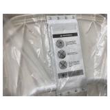 10 Stackable White Metal Folding Chair