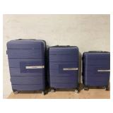 ZNTS Hardshell Suitcase Double Spinner Wheels PP Luggage