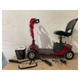 Morrean 4 Wheels Mobility Scooter Red