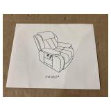 Ormand POWER Lift Recliner - Dark Brown