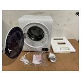 ZOKOP Compact Portable Household Clothes Dryer 2.6CUFT Drum Dryer with LED Display