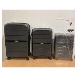 3PCS Travelhouse Luggage Set Hardshell Lightweight Suitcase with TSA Lock Spinner Wheels
