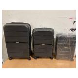 3PCS Travelhouse Luggage Set Hardshell Lightweight Suitcase with TSA Lock Spinner Wheels