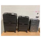 3PCS Travelhouse Luggage Set Hardshell Lightweight Suitcase with TSA Lock Spinner Wheels
