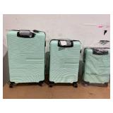 3PCS Tripcomp Luggage Sets, Hardside Carry On Luggage, PP case with Two Hooks, Spinner Wheels