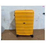 Ginzatravel Anti-scratch PP Material Hardside Spinner luggage, 28inch Yellow