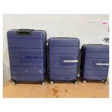 Tripcom Luggage 3 Piece Sets Suitcase Set with Double Spinner Wheels