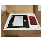 VASAGLE File Cabinet, Mobile Filing Cabinet with Wheels, 2 Drawers, Open Shelf