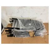 6PCS Folding Chair Portable Metal Padded Dining Seat