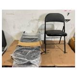 6PCS Folding Chair Portable Metal Padded Dining Seat