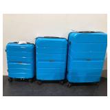 TRAVELHOUSE 3 Piece Luggage Set Hard Shell with Spinner Wheels Lightweight