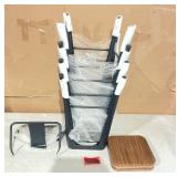 WENTMENT Bar Stools Set of 4 Counter Height Bar Stools