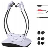 SIMOLIO Dual Wireless Headphones for TV Watching with Spare Battery