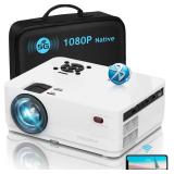 Roconia 5G WiFi Bluetooth Native 1080p Projector, 12000LM Q5