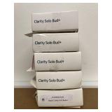 LOT OF 5 Nokia Wireless Bluetooth Clarity Solo Bud + Single Ear Headset