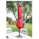 Lawn & Patio Furniture Set w/Umbrella, Cushions and Chair Covers…