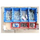 Containers Filled With Miscellaneous Items-Nails-Screws-Etc