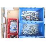 Containers Filled With Miscellaneous Items-Nails-Screws-Etc