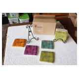 Set Of Four Inspirada Dreams Coasters With  Easel