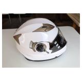 Yema Motorcycle Helmet Unisex White NEW YM-925 DOT…