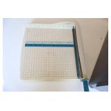Two-Drawer File Cabinet No Key, Paper Cutter Etc