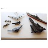 Vintage Model Airplanes and Ship