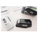 JVC Hard Disc Drive-VOR Sony Microcassette-Corder-Panasonic Digital Video Camera