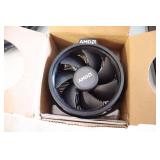 AMD Cooler Fan-Brown Vintage Phone-Moan Headphones-Charger Cord-Cell Phone Cover-Belkin Surge Master Surge Protector