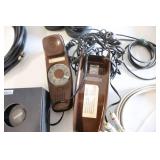 AMD Cooler Fan-Brown Vintage Phone-Moan Headphones-Charger Cord-Cell Phone Cover-Belkin Surge Master Surge Protector