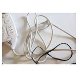 AMD Cooler Fan-Brown Vintage Phone-Moan Headphones-Charger Cord-Cell Phone Cover-Belkin Surge Master Surge Protector