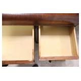 Office Desk With Seven Drawers With Hardware Pulls