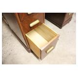 Office Desk With Seven Drawers With Hardware Pulls