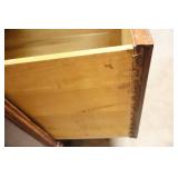 Office Desk With Seven Drawers With Hardware Pulls