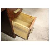 Office Desk With Seven Drawers With Hardware Pulls
