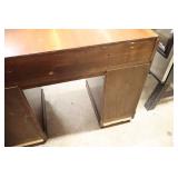 Office Desk With Seven Drawers With Hardware Pulls