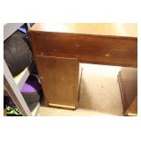 Office Desk With Seven Drawers With Hardware Pulls