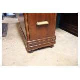 Office Desk With Seven Drawers With Hardware Pulls