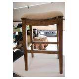 31-Inch Cushioned Bar Nook Stools and Ottoman Bench