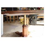 Awesome…Adjustable Height 44-Inch Round Wood Table…