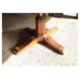 Awesome…Adjustable Height 44-Inch Round Wood Table…